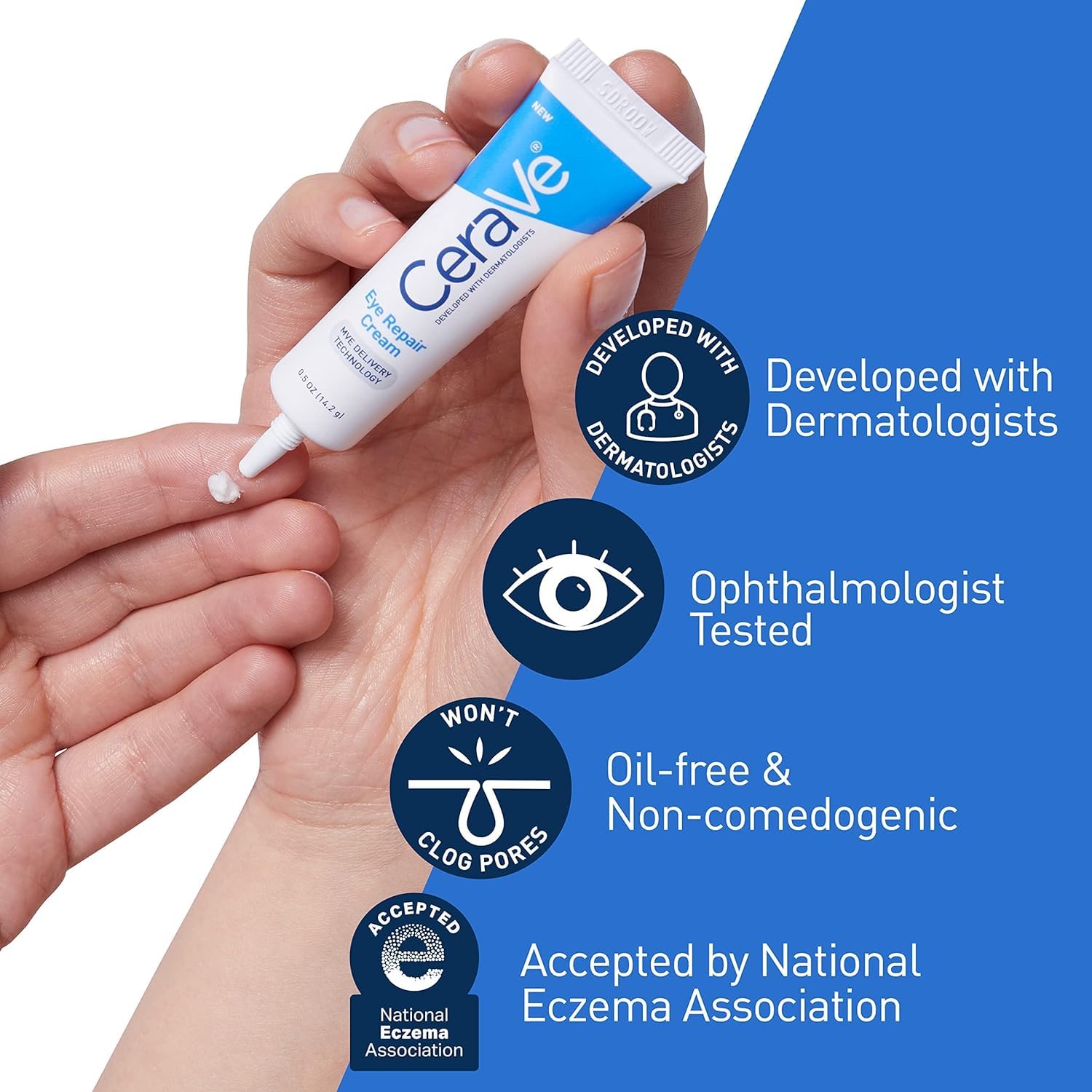 CeraVe Eye Repair Cream 0.5 oz (Pack of 6)