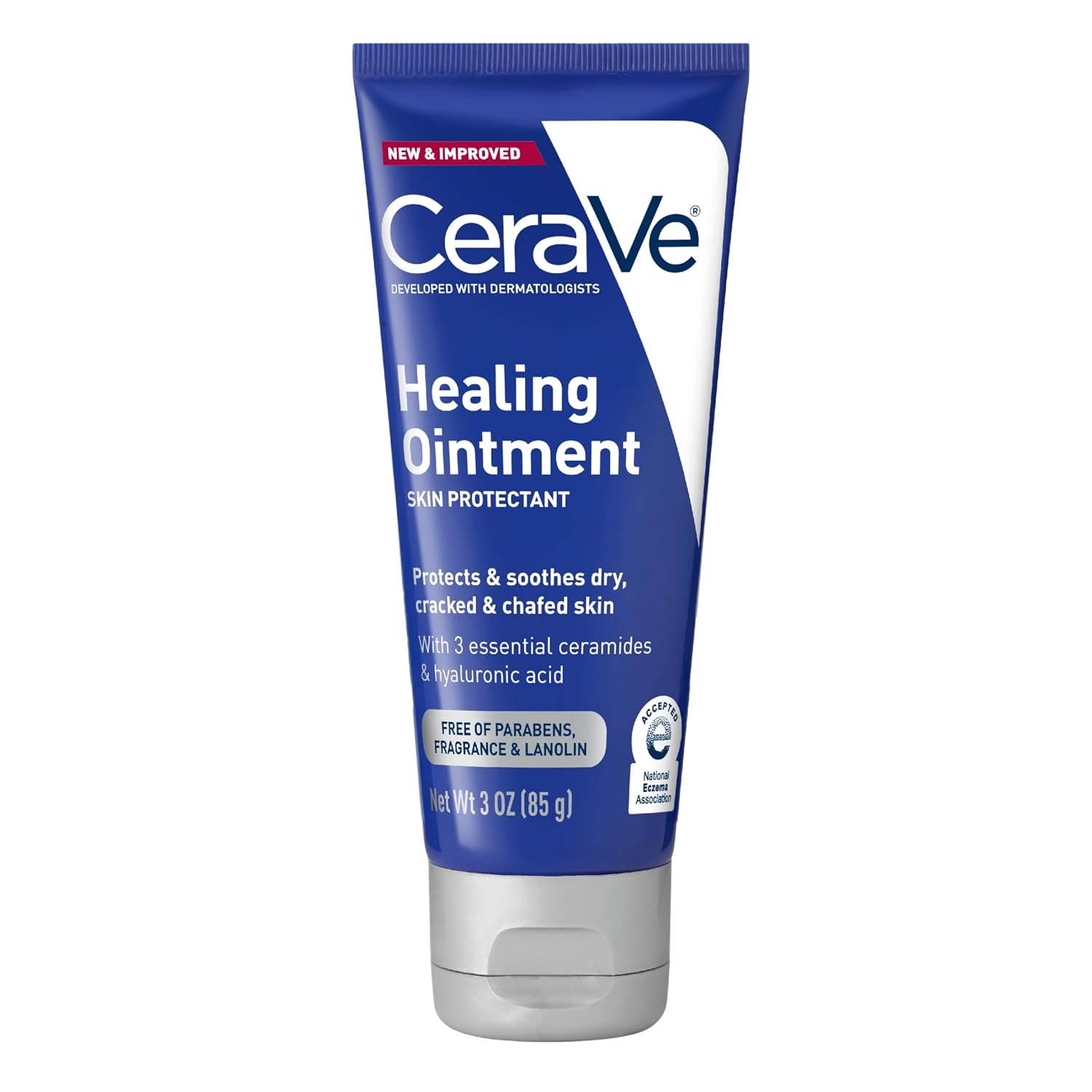CeraVe Healing Lip Balm. Hydrating Hyaluronic Acid Lip Treatment. 0.7oz | Lip Moisturizer & Ointment for Dry Cracked Lips. Soothing Lip Repair with Ceramides & Petrolatum. Fragrance & Paraben Free