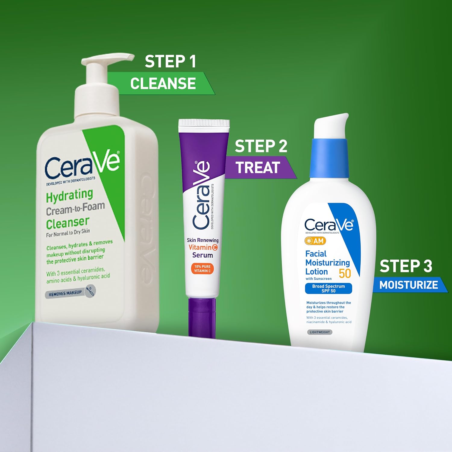 CeraVe Hydrating Cream To Foam Cleanser. Face Wash for Dry Skin. 19oz | Skin Care with Hyaluronic Acid. Makeup Remover. Facial Cleanser. Fragrance-Free. Non-Comedogenic. For Normal To Dry Skin