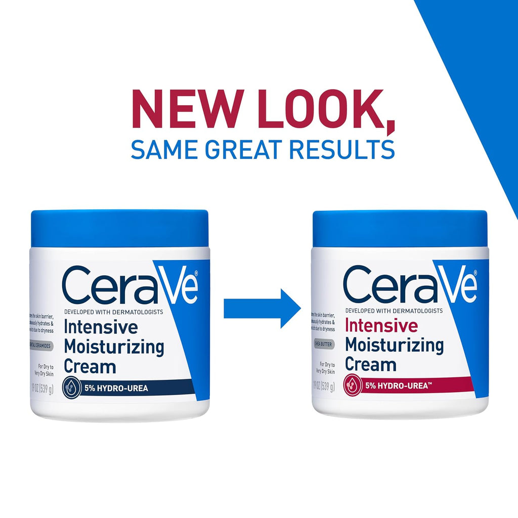 CeraVe Intensive Moisturizing Cream with Shea Butter for Dry Skin. 19oz | Skin Care. Instant Hydration. Body Care. Skin Barrier Repair. Body Cream. Fragrance Free. Extremely Dry Skin