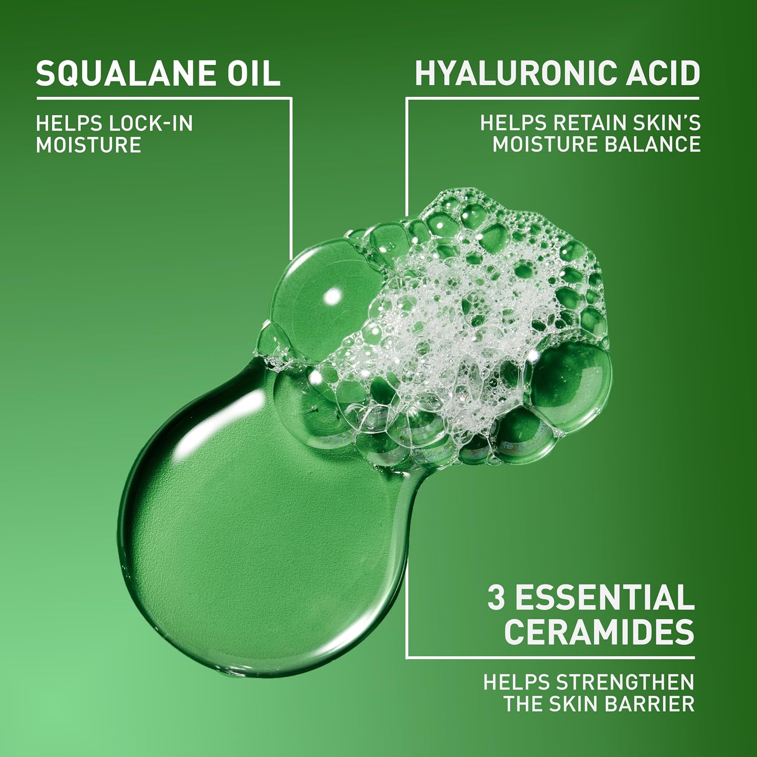 CeraVe Hydrating Foaming Oil Facial Cleanser with Hyaluronic Acid. 8oz | Squalane Face & Body Wash with Double-Cleansing Efficacy Removes Makeup without Residue. For Dry To Very Dry Skin