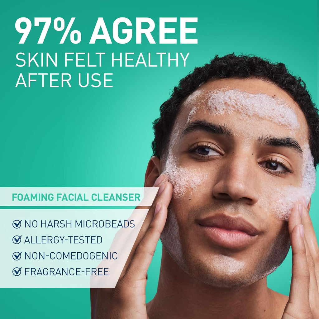 CeraVe Foaming Facial Cleanser. Face Wash for Oily Skin. 16fl oz | Skin Care with Hyaluronic Acid & Niacinamide. Makeup Remover. Daily Face Wash For Men & Women. Fragrance Free. Oil Control