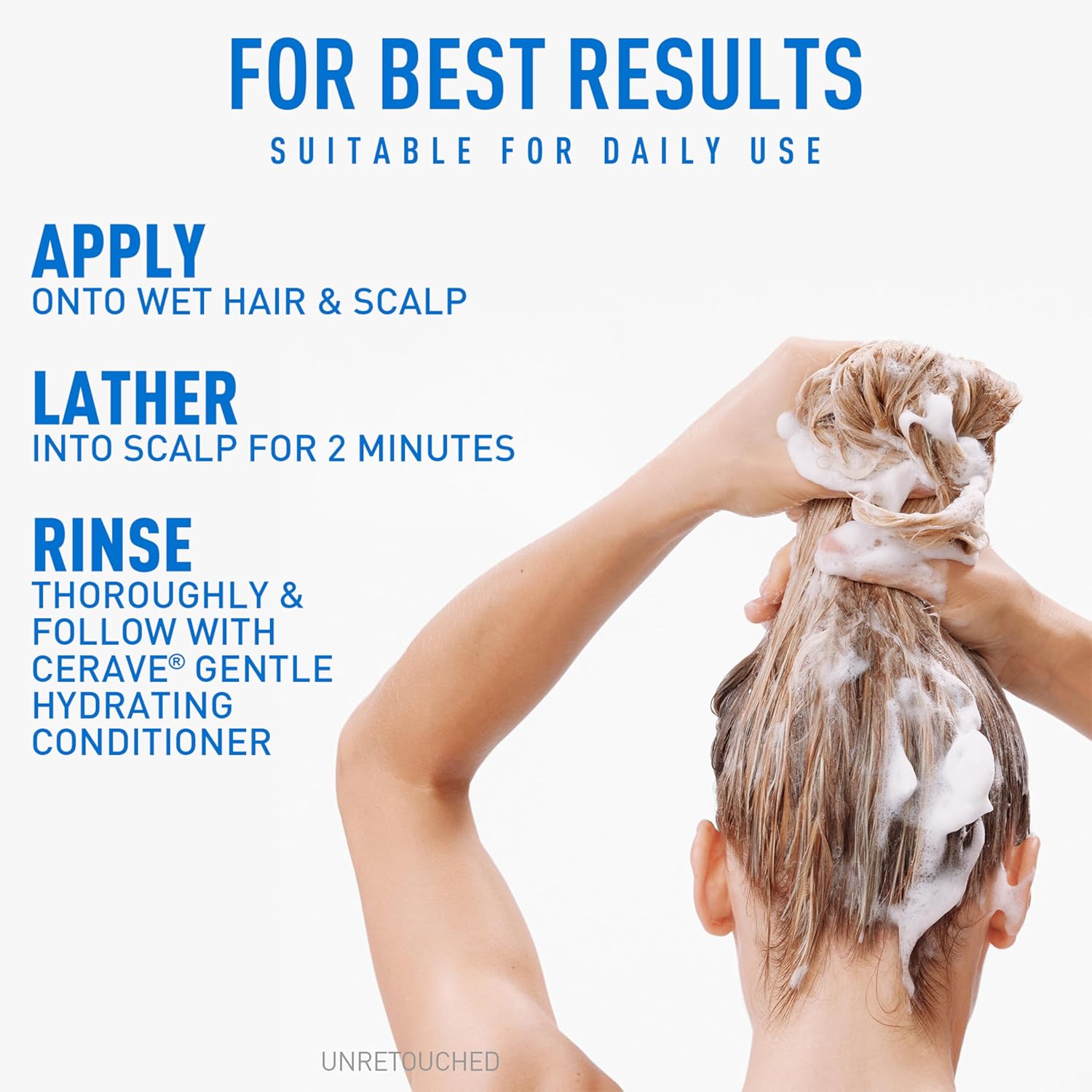 CeraVe Gentle Hydrating Shampoo with Hyaluronic Acid for Hair & Scalp. 12 Fl Oz (Pack of 12)