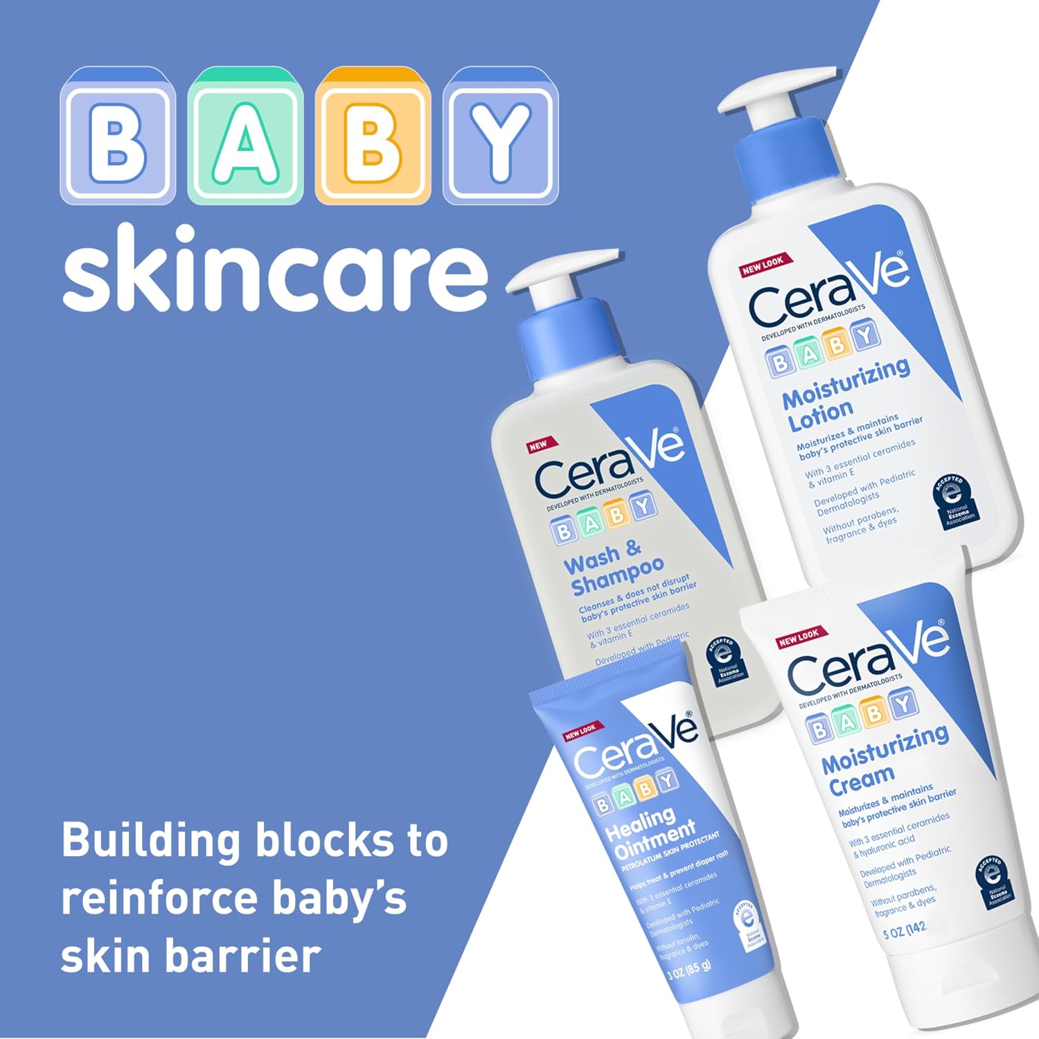 CeraVe Baby Lotion. Baby Skin Moisturizer with Vitamin E & Niacinamide. 8oz | Gently Hydrates Delicate Skin with A Non-Greasy Feel. Free Of Fragrance. Dyes. Paraben & Phthalates